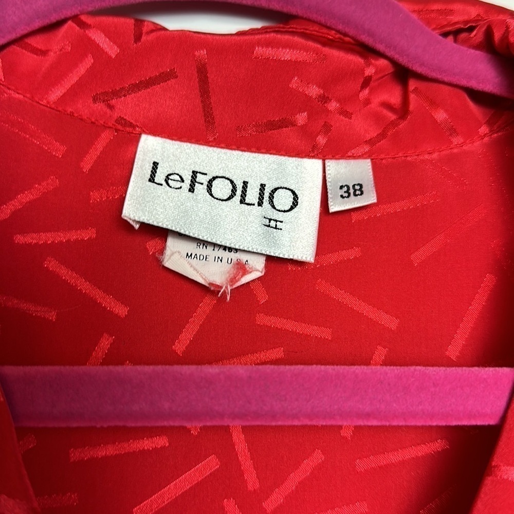 Vintage Le Folio button down blouse - Picture 2 of 9